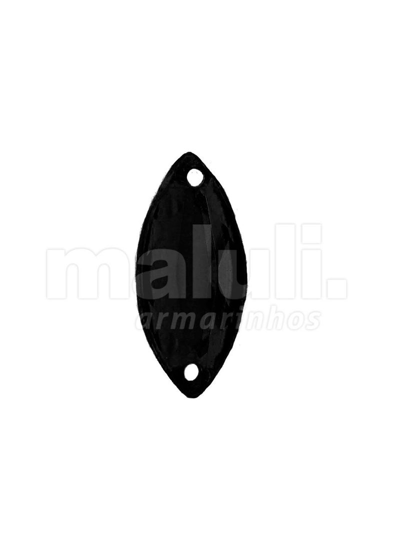 Chaton para Costura Navete 2HE 5x10mm cor preto