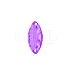 Chaton para Costura Navete 2HE 7x15mm Aquarela pacote com 100un