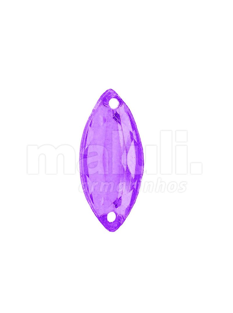 Chaton para Costura Navete 2HE 7x15mm  cor uva