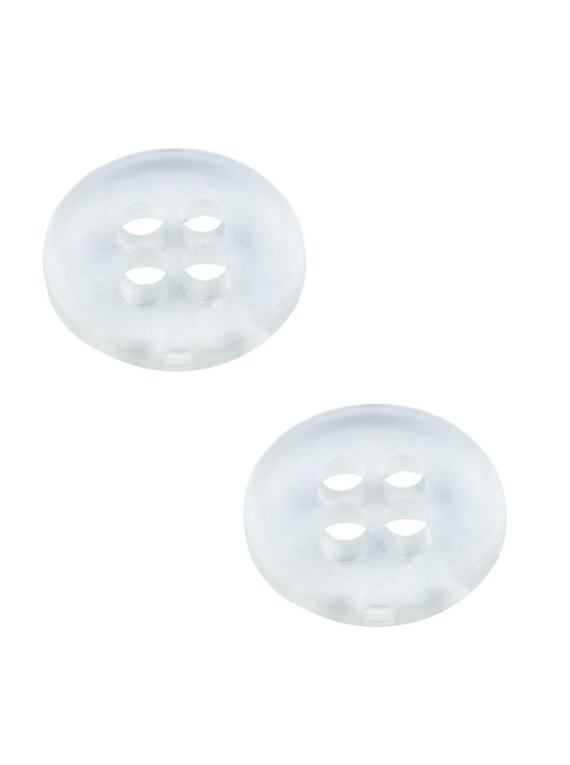 Botão de Camisa Corozita 8002 20 TRANSPARENTE