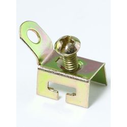 Terminal Parafuso para trilho de Cortina de Metal pacote 100un