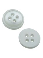 Botão de Camisa Corozita 1170 16 BRANCO