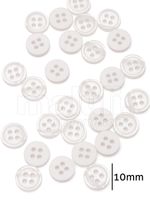 Botão de Camisa Corozita 1201 16 BRANCO