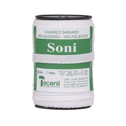 Cadarco Sarjado Soni 10mm Rolo com 50 Metros