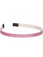 Tiara com Glitter HL-40 ROSA BEBE