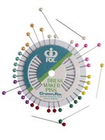 -Alfinete de Costura com Cabeca Colorida Luli P8