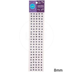 Olho Movel Adesivo Luli 8mm Cartela com 115un