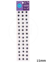 Olho Movel Adesivo Luli 15mm Cartela com 42un