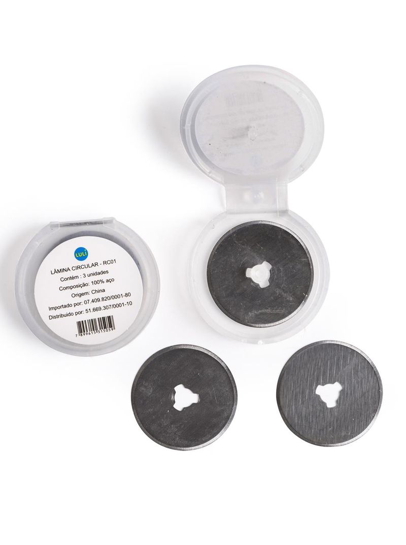 Lamina para Cortador Circular 28mm Luli RC01 3un