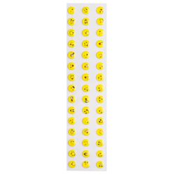 Cartela de Strass de Emoji Luli ST-26 com 45un