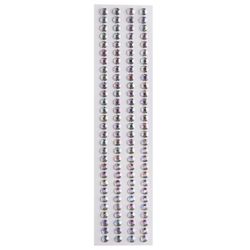 Cartela de Strass Irisado Luli 8mm com 106un