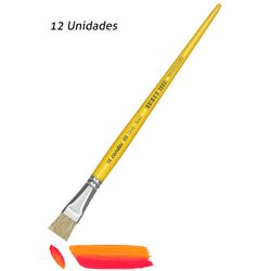 Pincel Chato Artistico 456-18 Condor Pacote com 12un