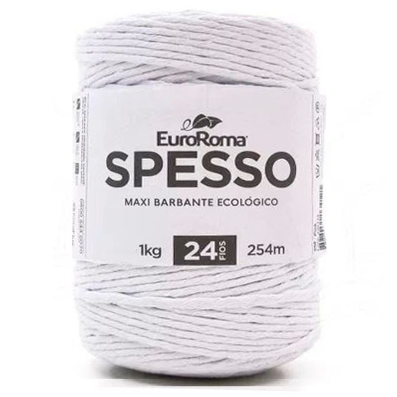 Barbante Spesso EuroRoma 24 Fios  branco