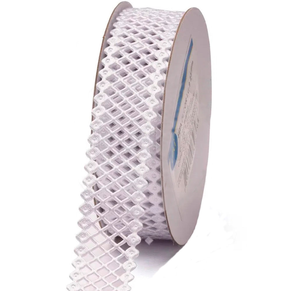 Fita Decorativa  LU-9 25mm branco