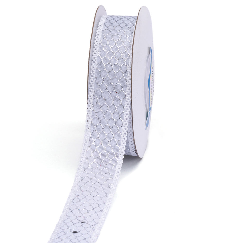 Fita Decorativa LU-6 25mm branco