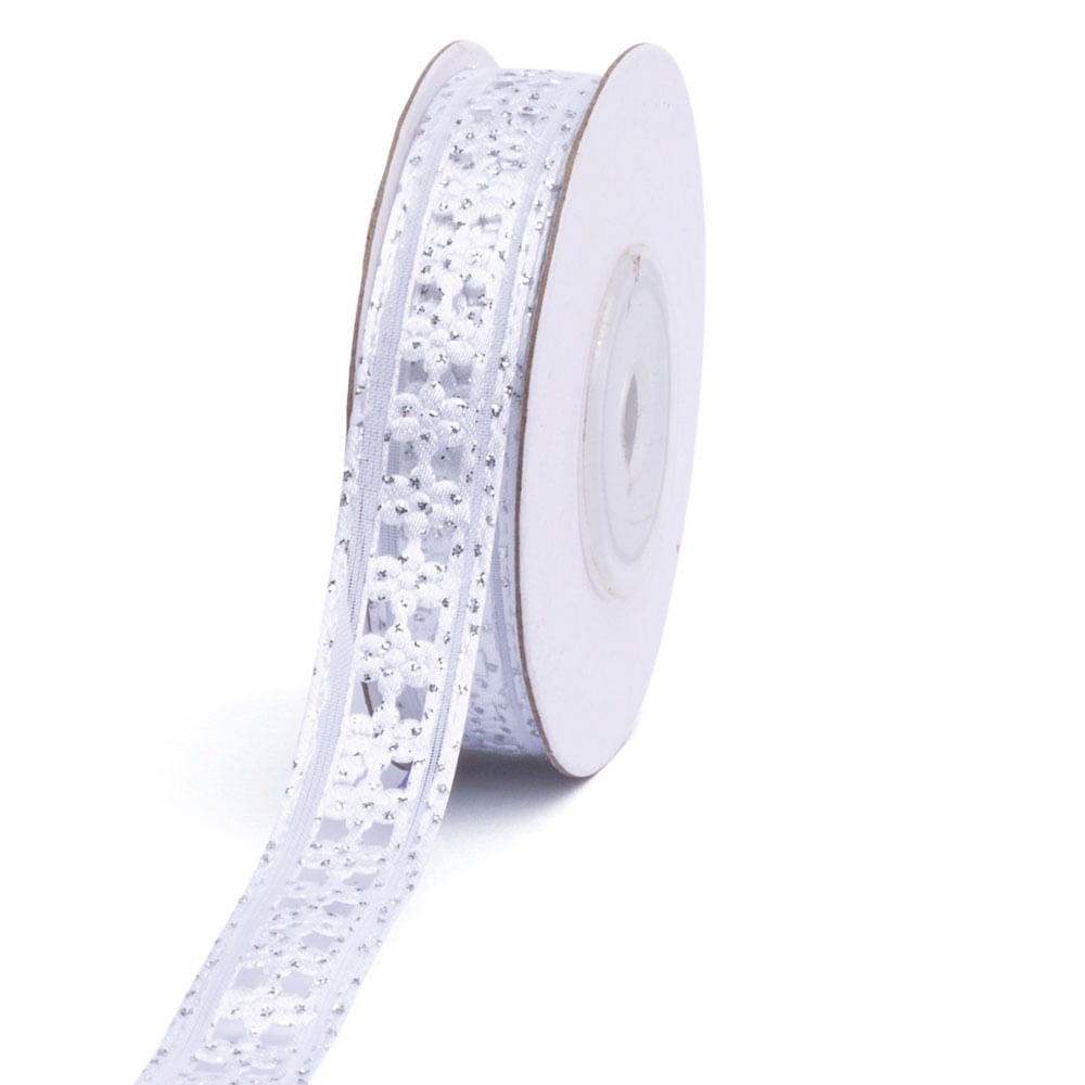 Fita Decorativa  LU-4 15mm branco