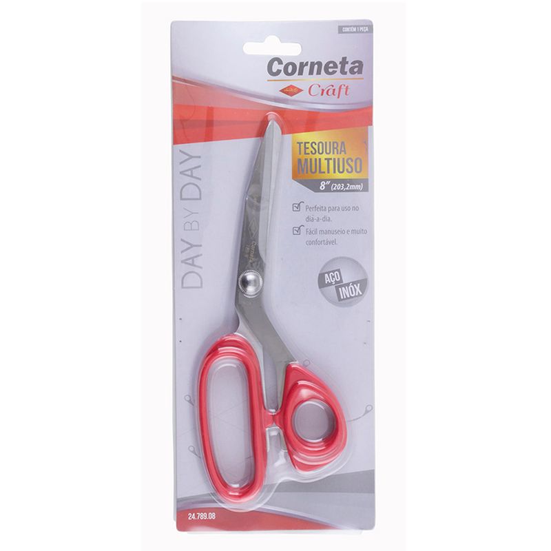 Tesoura Corneta Multiuso 20,3cm