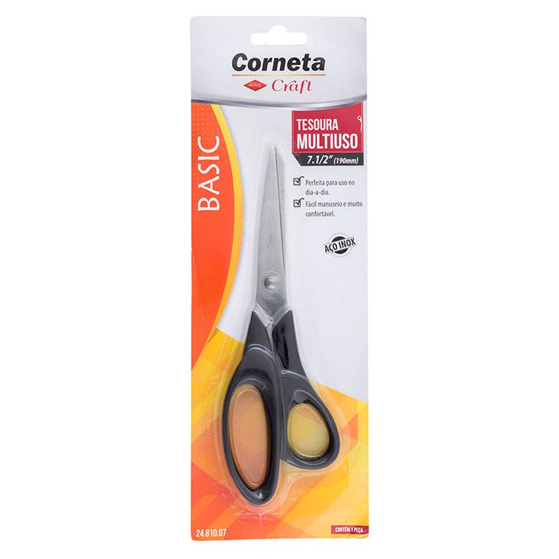 Tesoura Corneta Multiuso 19,0cm