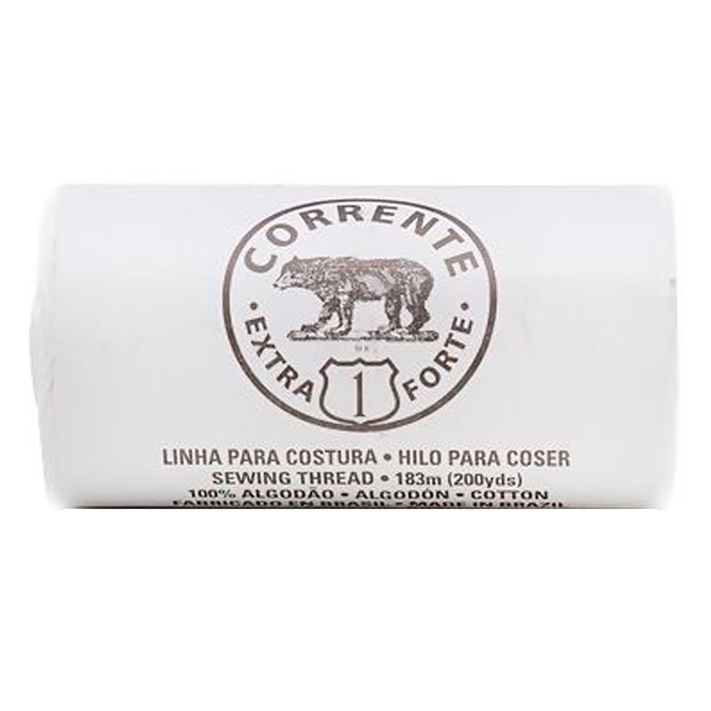 Linha de Costura Extra Forte Urso branco