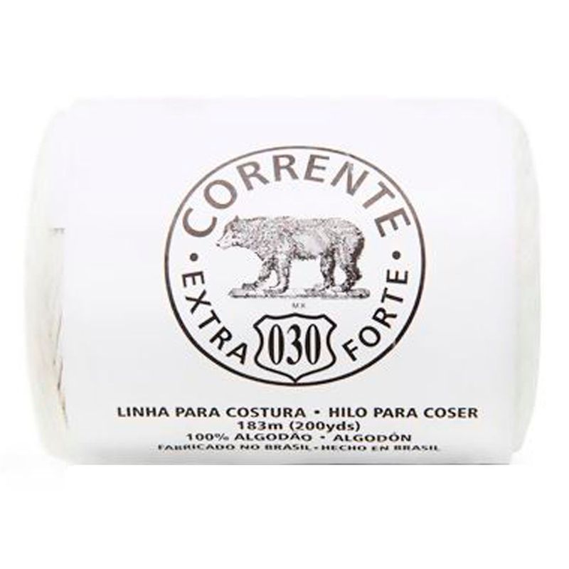 Linha de Costura Extra Forte Urso branco