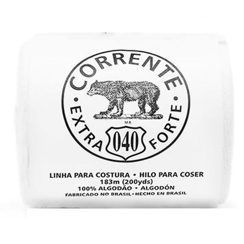 Linha de Costura Extra Forte Urso branco