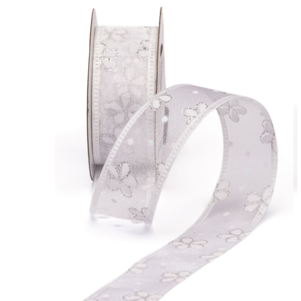 Fita Decorativa  LU-22 25mm branco