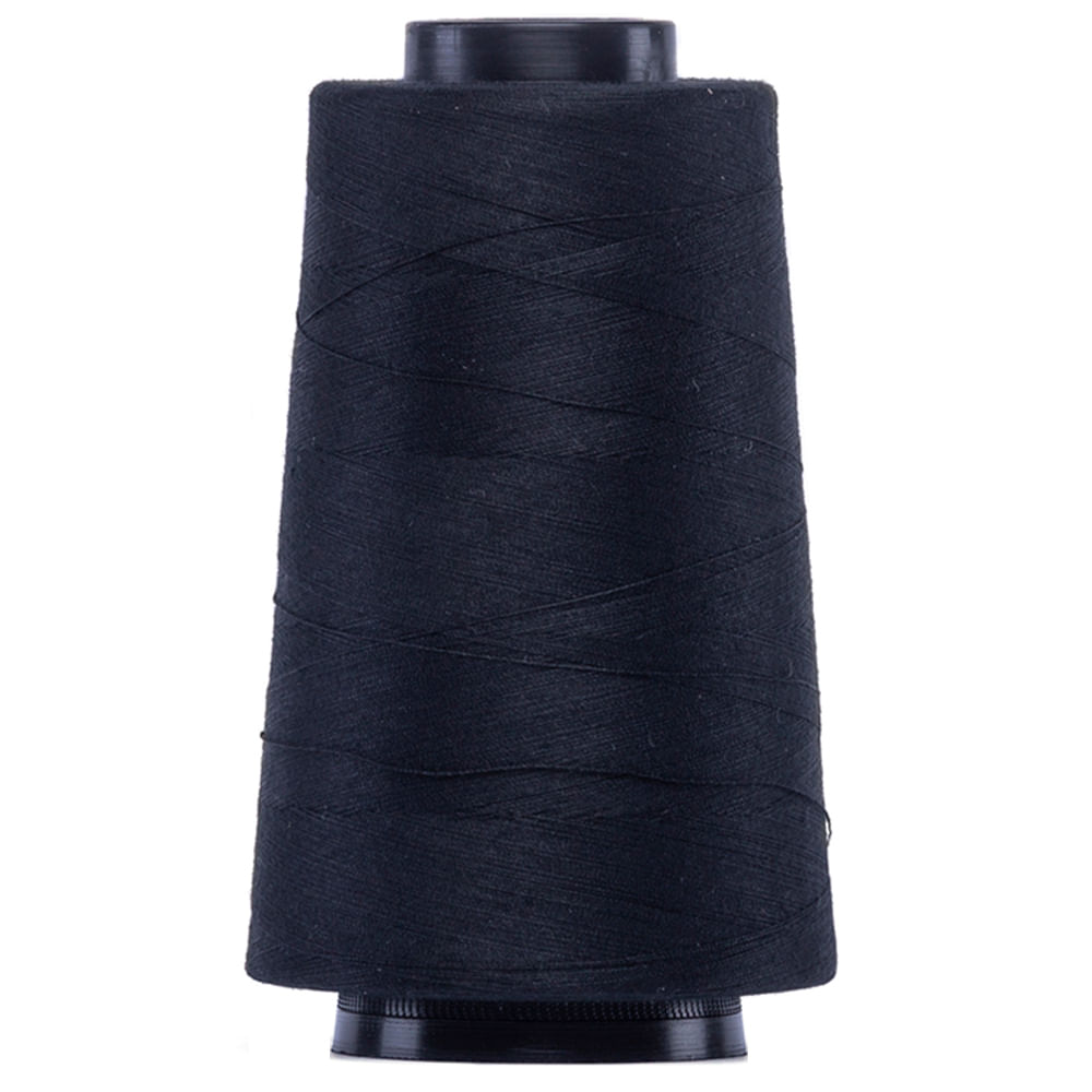 Linha Costura Reta Bonfio 120 BR04B  105 preto