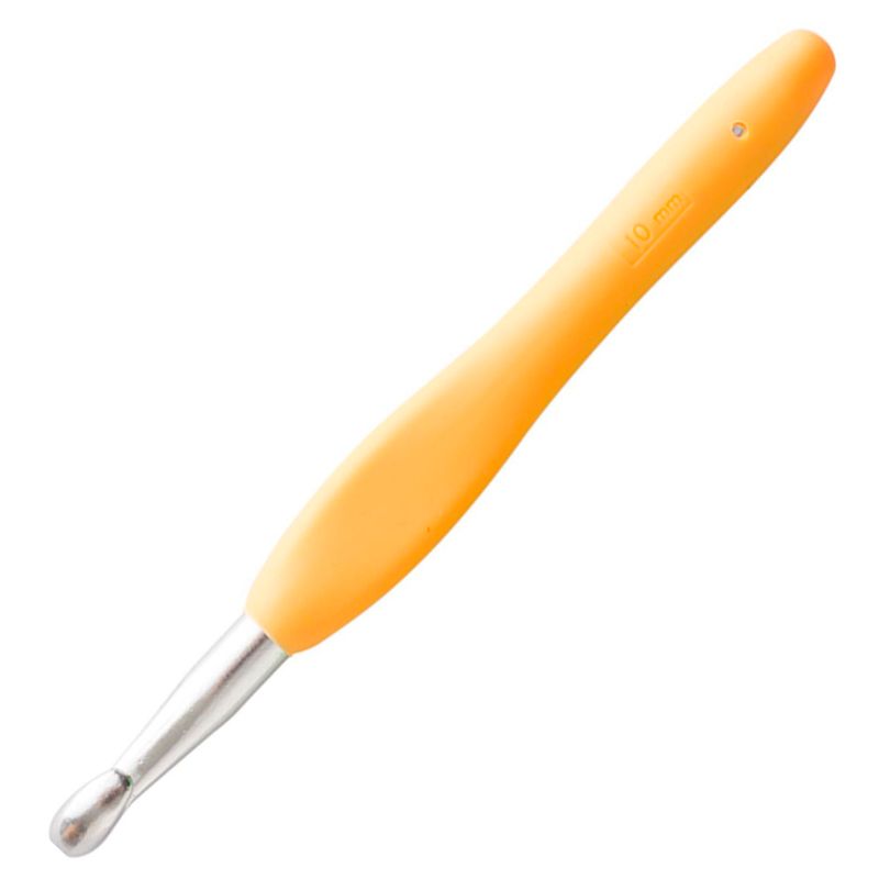 Agulha de Croche Luli Com Cabo Emborrachado 10,0mm