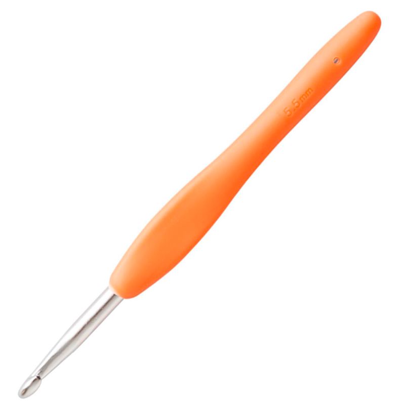 Agulha de Croche Luli Com Cabo Emborrachado 5,5mm