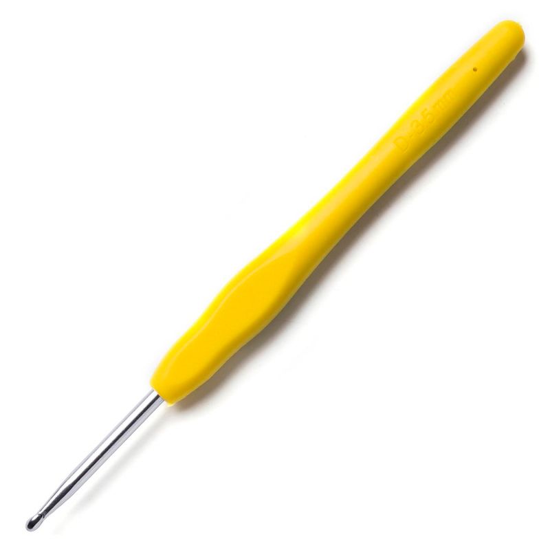 Agulha de Croche Luli Com Cabo Emborrachado 3,5mm