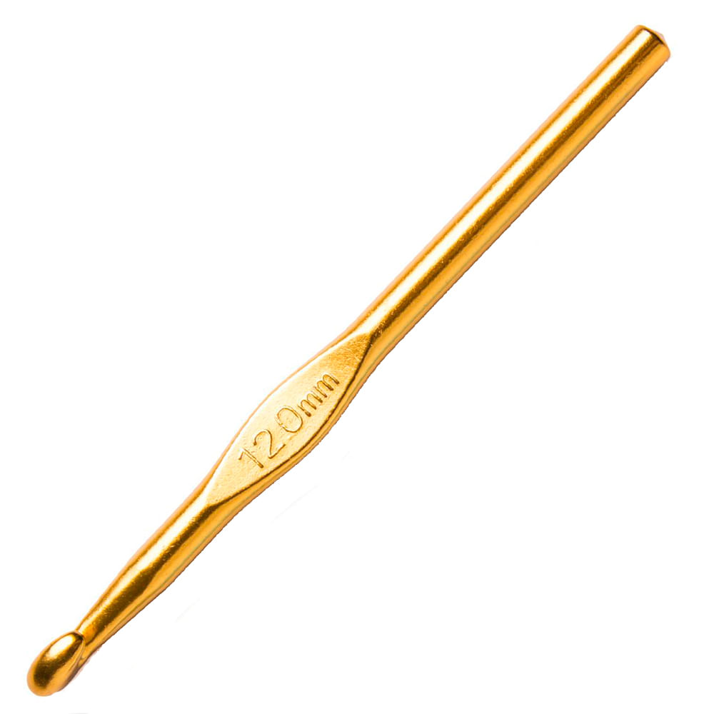 Agulha de Croche de Aluminio Luli 12mm