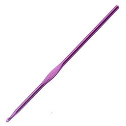 Agulha de Croche Luli de Aluminio 4,0mm Pacote com 12un