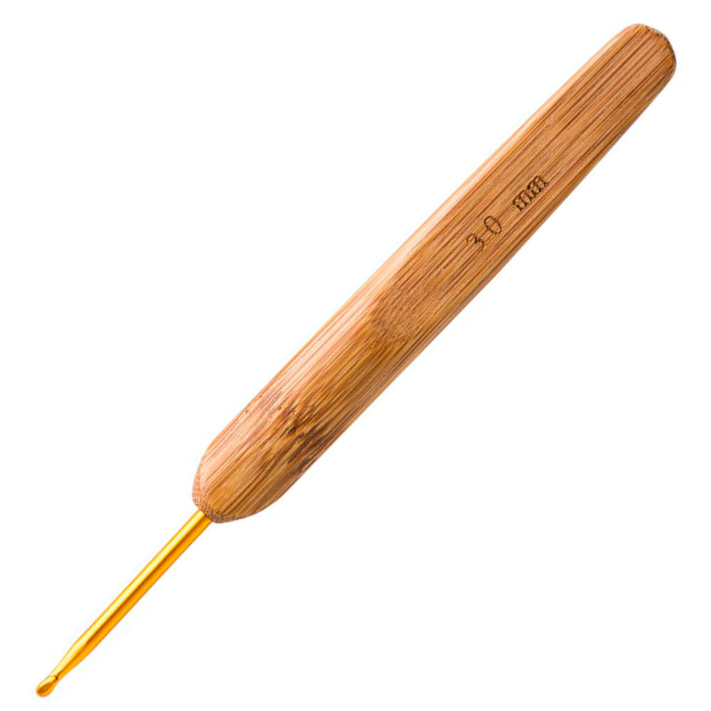Agulha de Croche com Cabo de Bambu Luli 3,0mm