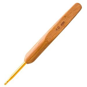 Agulha de Croche Luli com Cabo de Bambu 4,0mm