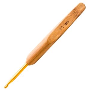 Agulha de Croche Luli com Cabo de Bambu 4,5mm