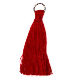 Pingente de Tassel com Argola 3,5cm Luli Pacote com 20un