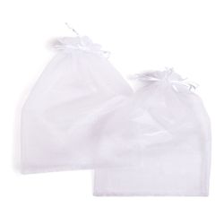 Saco de Organza Luli Branco 20x30cm 10un
