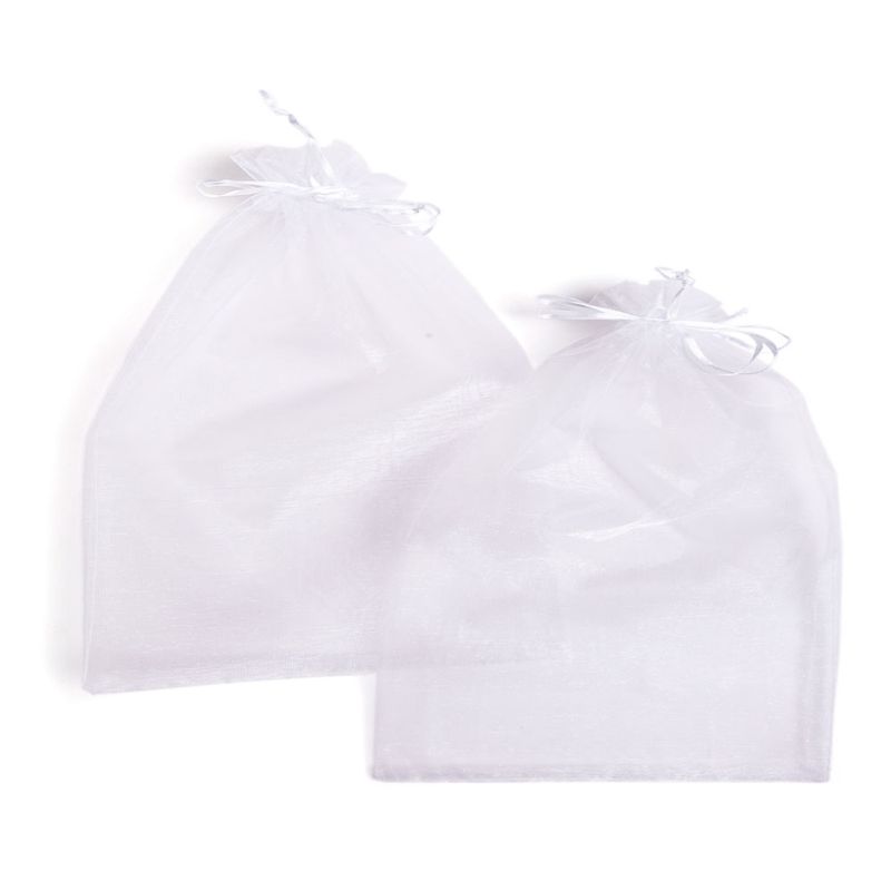 Saco de Organza Luli Branco 20x30mm