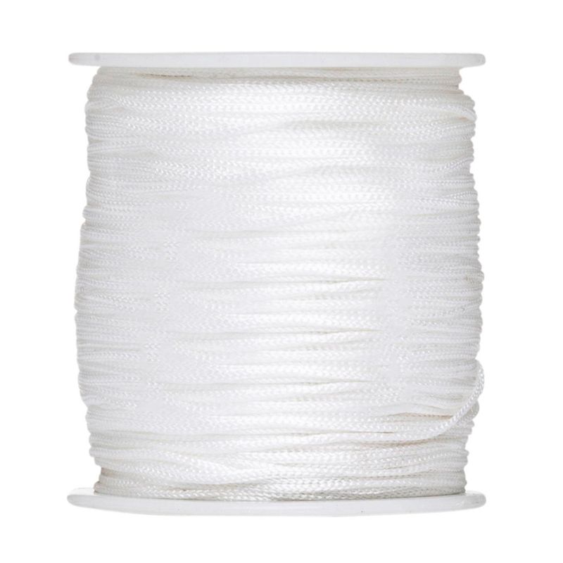 Cordão de Seda Luli 1mm 100M branco