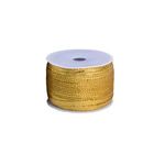 Cadarço Metalizado Aquarela 3mm dourado