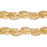 Passamanaria Metalizada Luli 12mm dourada