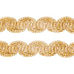 Passamanaria Metalizada Luli 17mm 399 Peca com 10 Metros