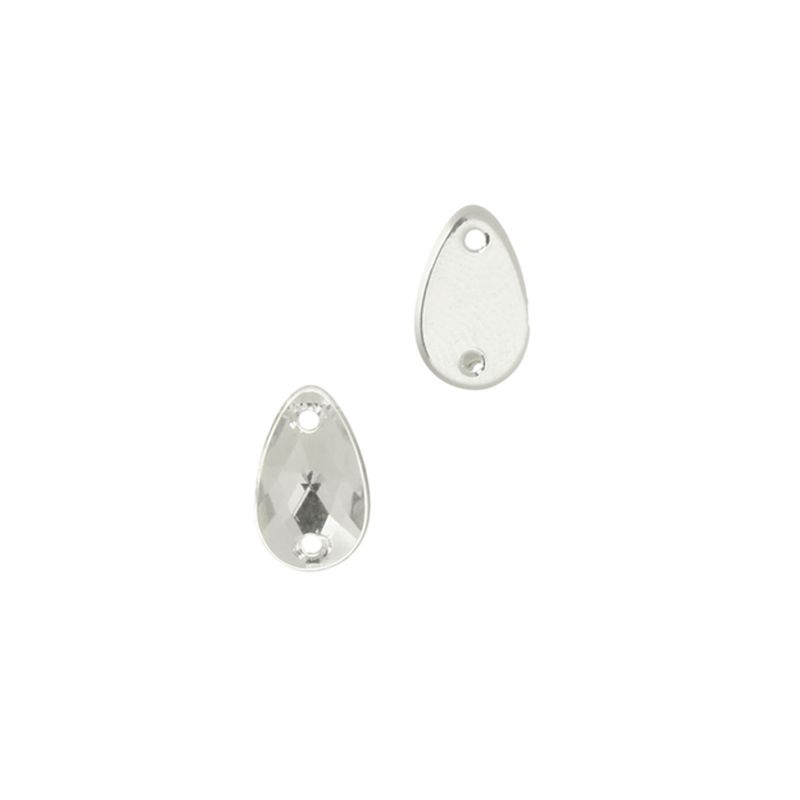 Chaton para Costura de Gota cor prata