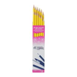 Lapis Giz para Tecido da Moda Aguia Caixa com 12un