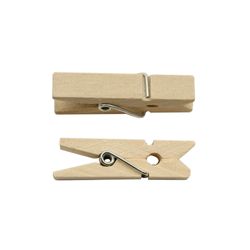 Mini Prendedor de Madeira 3,5cm 50un