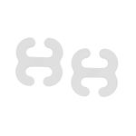 Clips Junta Alças de Sutiã 50mm cor  branco