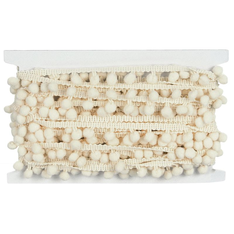 Pompom Luli 7mm CREME