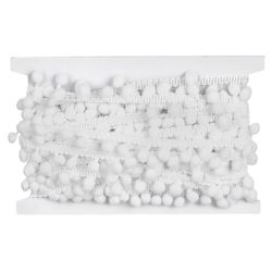 Fita Grelot Pompom 16mm Luli Rolo com 10 Metros