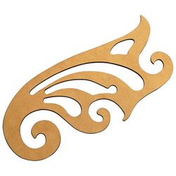 Regua Curva Francesa MDF Luli 1118 33x15cm