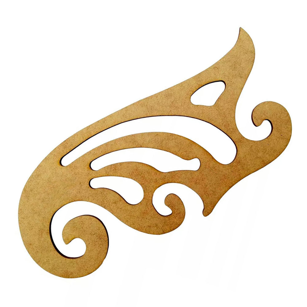 Regua Curva Francesa MDF Luli 1119